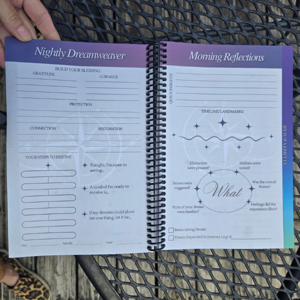 Your Inner Atlas – Dream Keeper | Guided Dream Journal for Dreamwork & Intuition | Spiral Bound Journal - Image 5