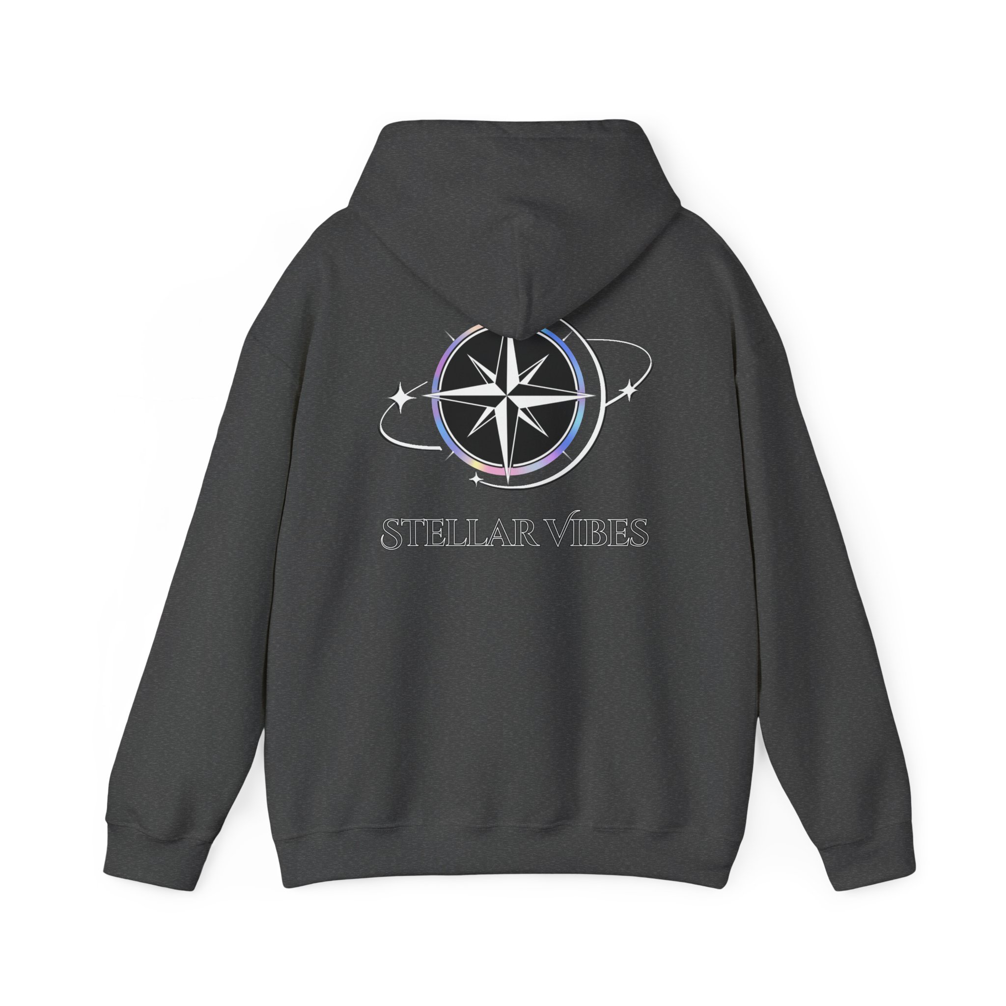 Stellar Vibes Hoodie — Cosmic Compass Graphic Hooded Sweatshirt - Image 6