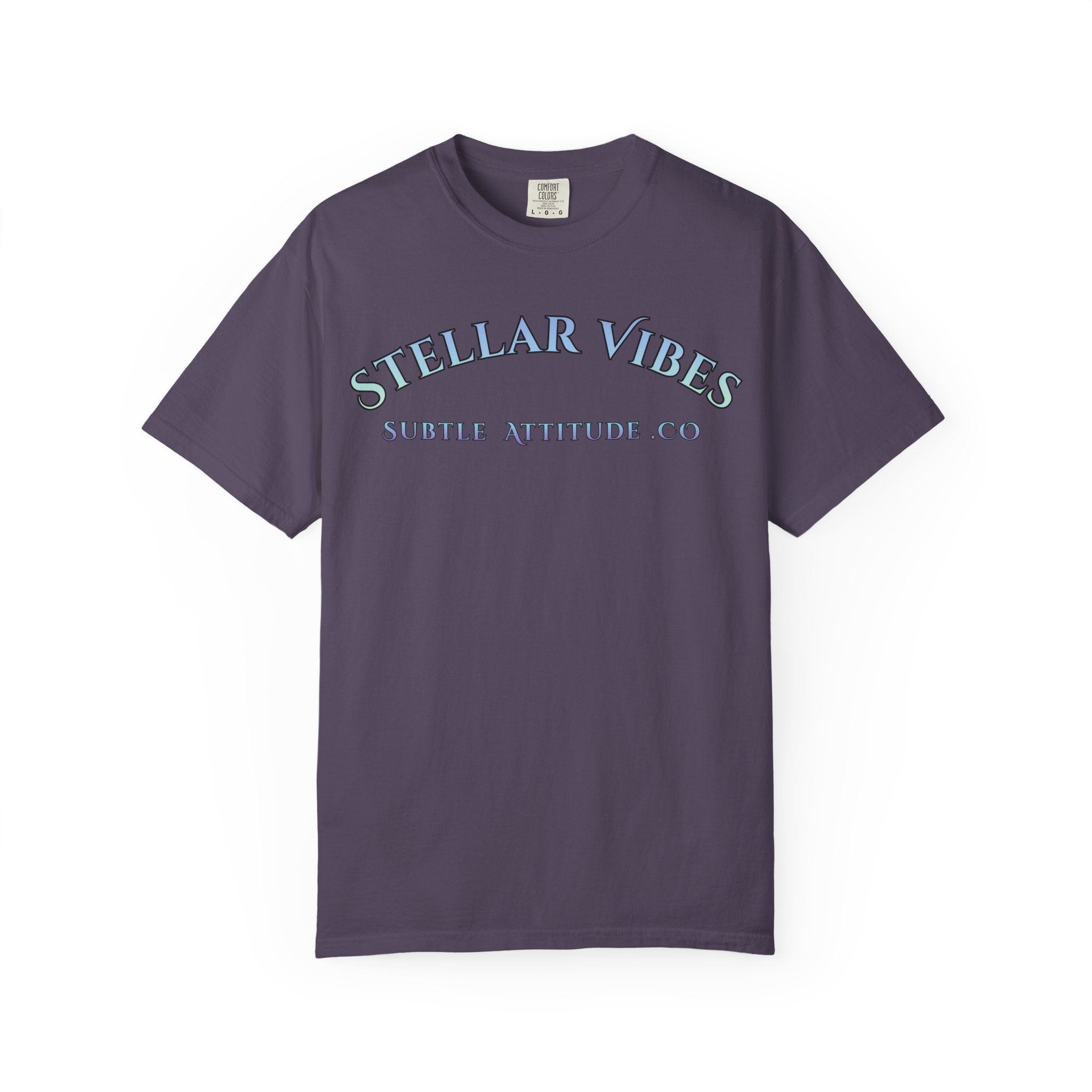 Stellar Vibes T‑Shirt — Holographic Space Logo Tee - Image 25