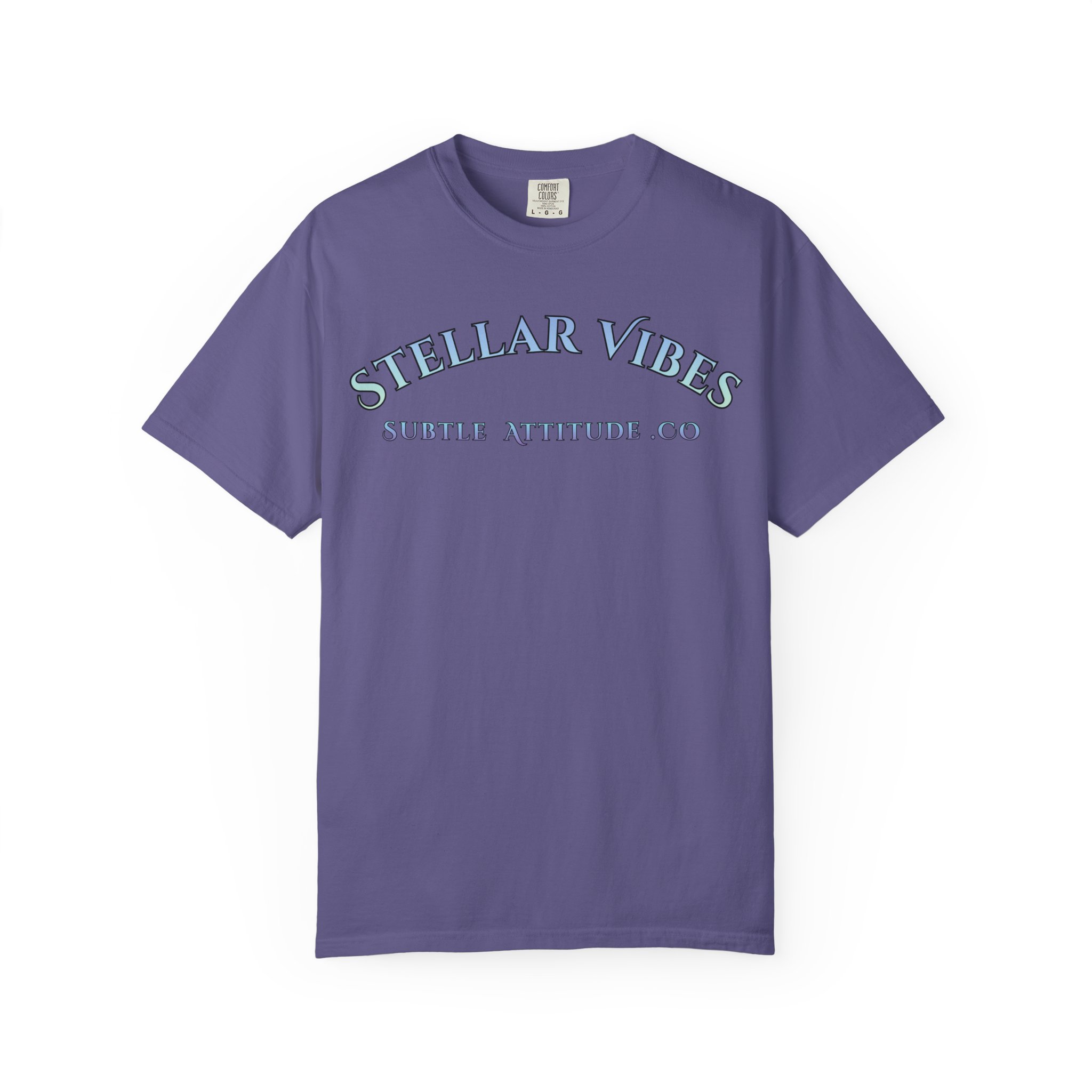 Stellar Vibes T‑Shirt — Holographic Space Logo Tee - Image 21