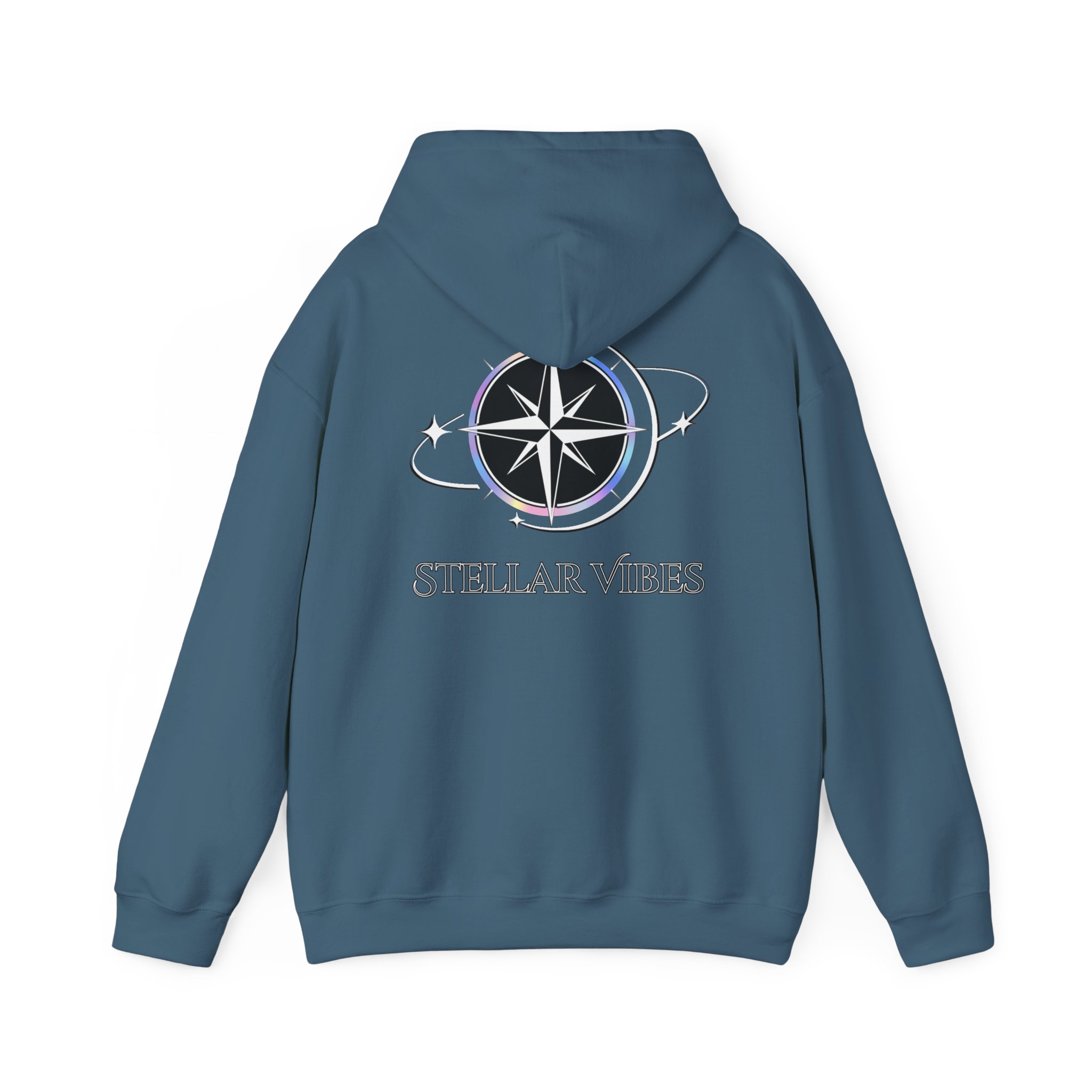 Stellar Vibes Hoodie — Cosmic Compass Graphic Hooded Sweatshirt - Image 10