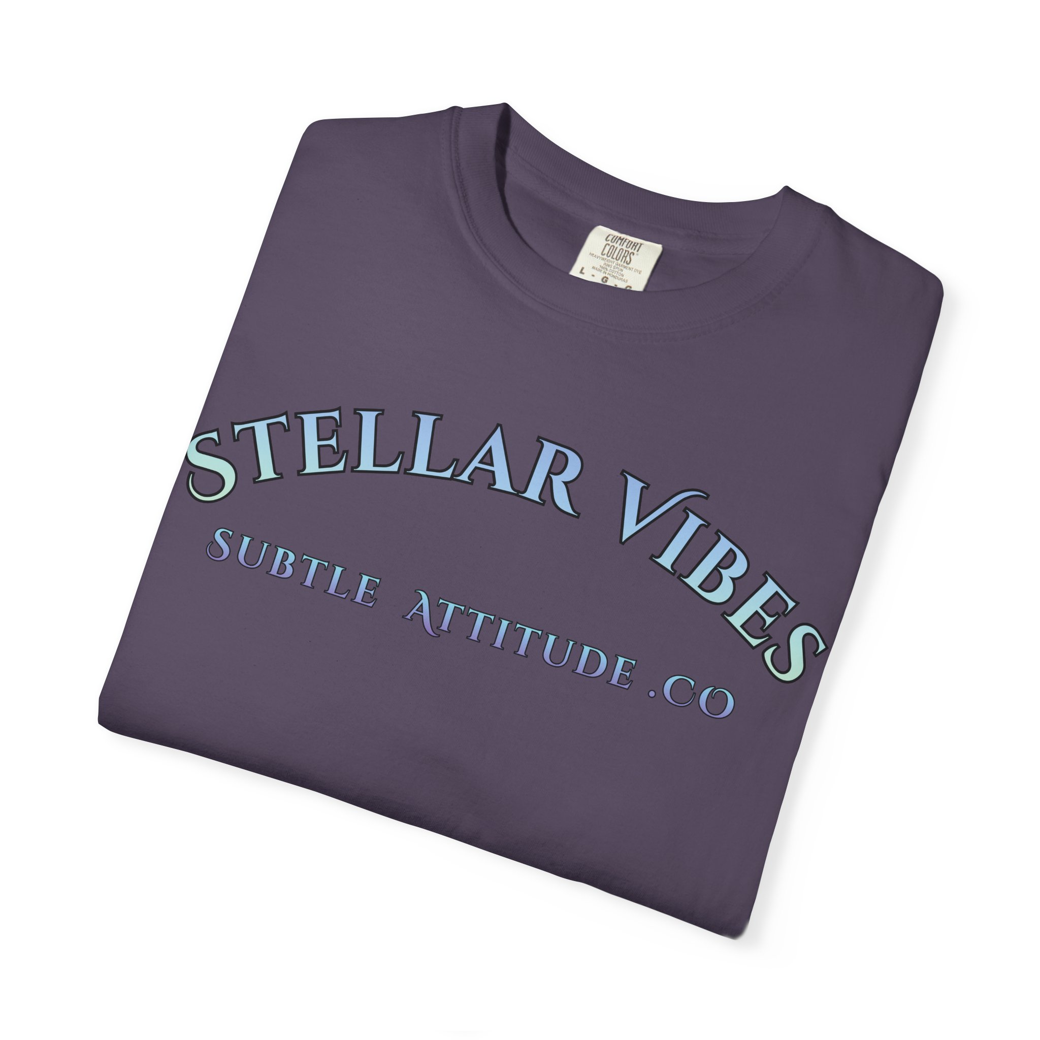 Stellar Vibes T‑Shirt — Holographic Space Logo Tee - Image 27
