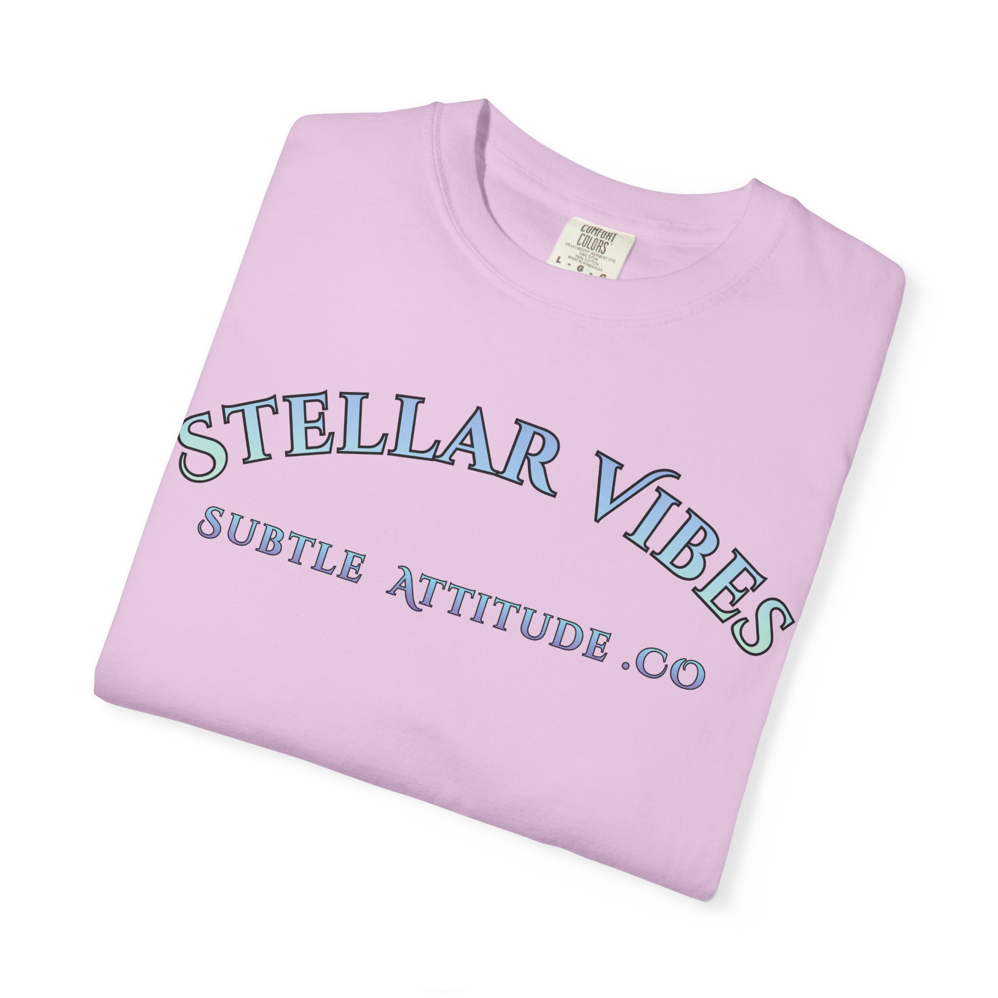 Stellar Vibes T‑Shirt — Holographic Space Logo Tee - Image 31