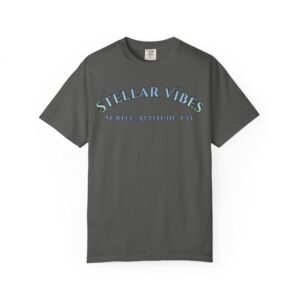 Stellar Vibes T‑Shirt — Holographic Space Logo Tee