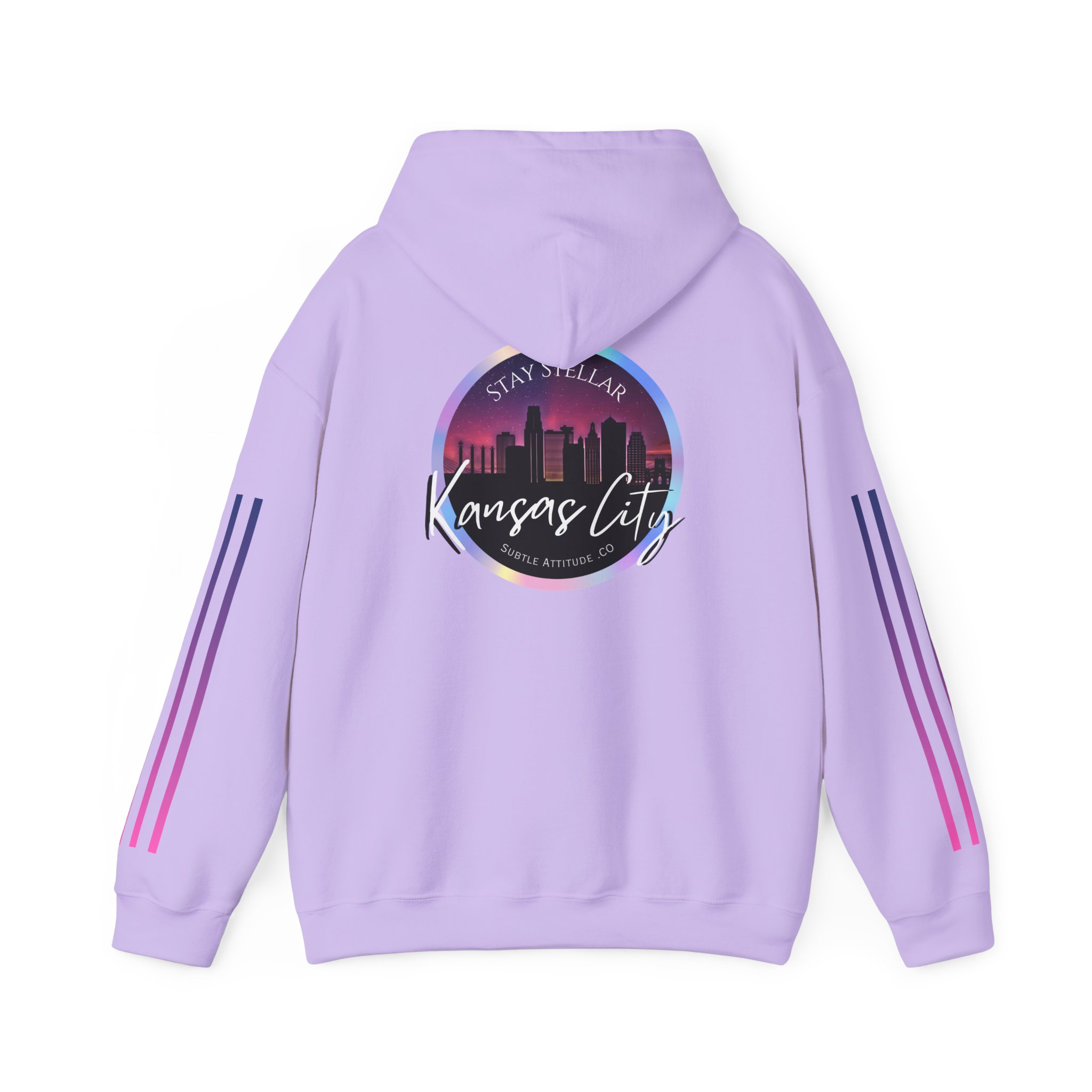 Hoodie — "Stellar Vibes" Kansas City Skyline Pullover - Image 38