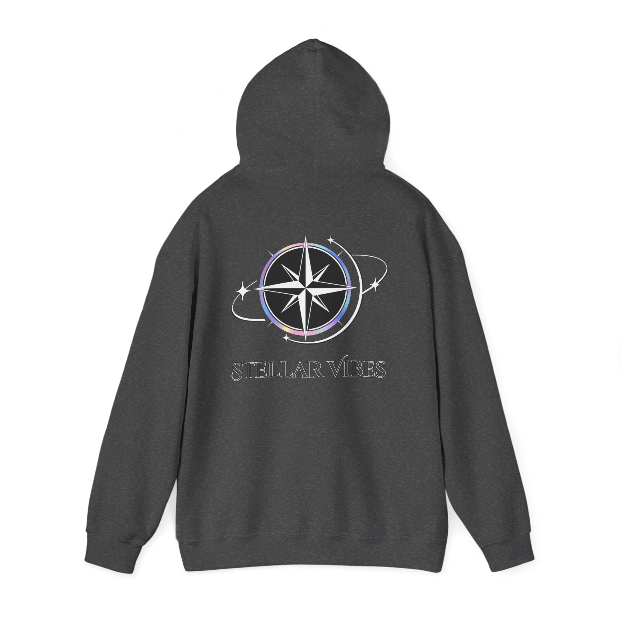 Stellar Vibes Hoodie — Cosmic Compass Graphic Hooded Sweatshirt - Image 7