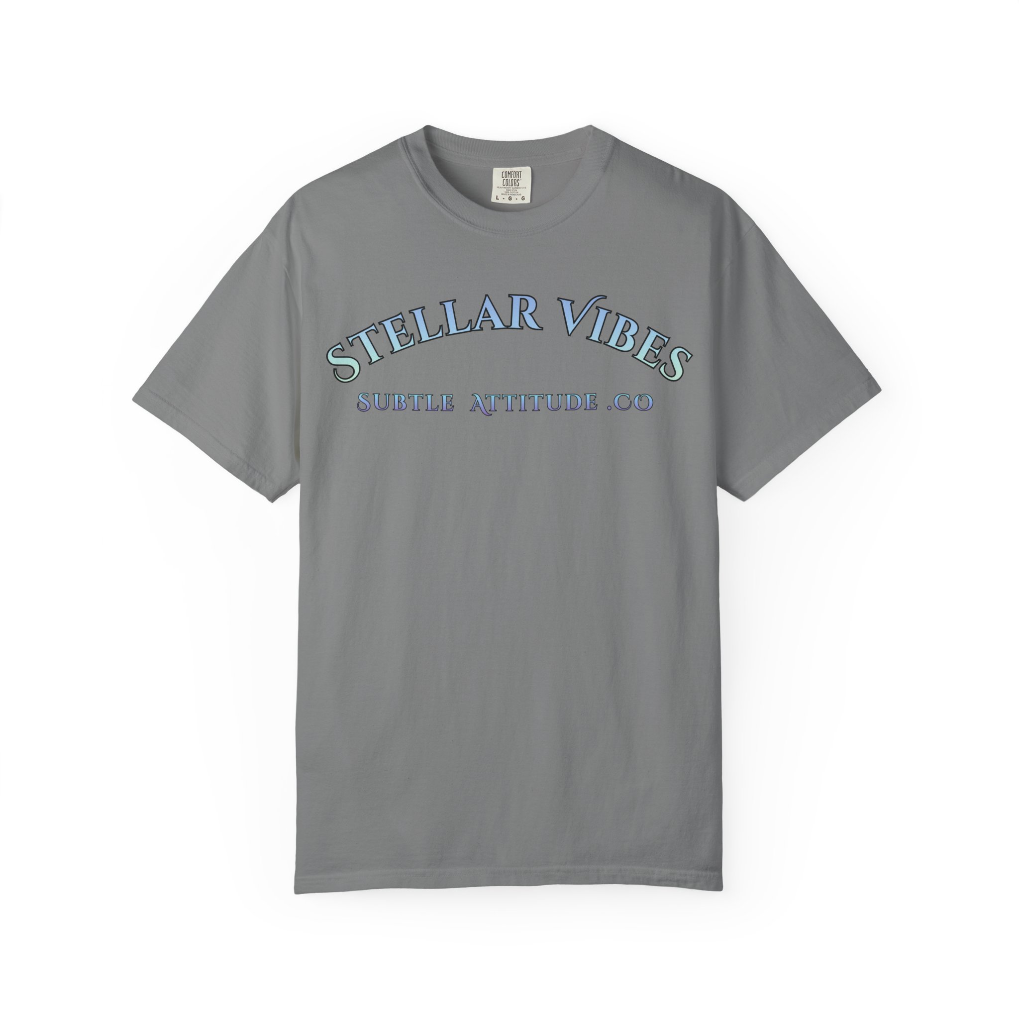 Stellar Vibes T‑Shirt — Holographic Space Logo Tee - Image 5