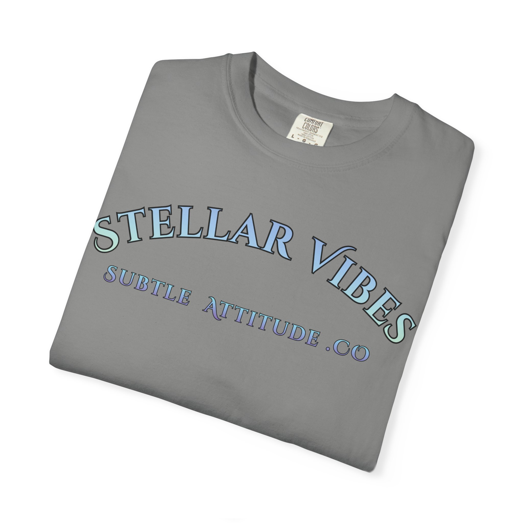 Stellar Vibes T‑Shirt — Holographic Space Logo Tee - Image 11