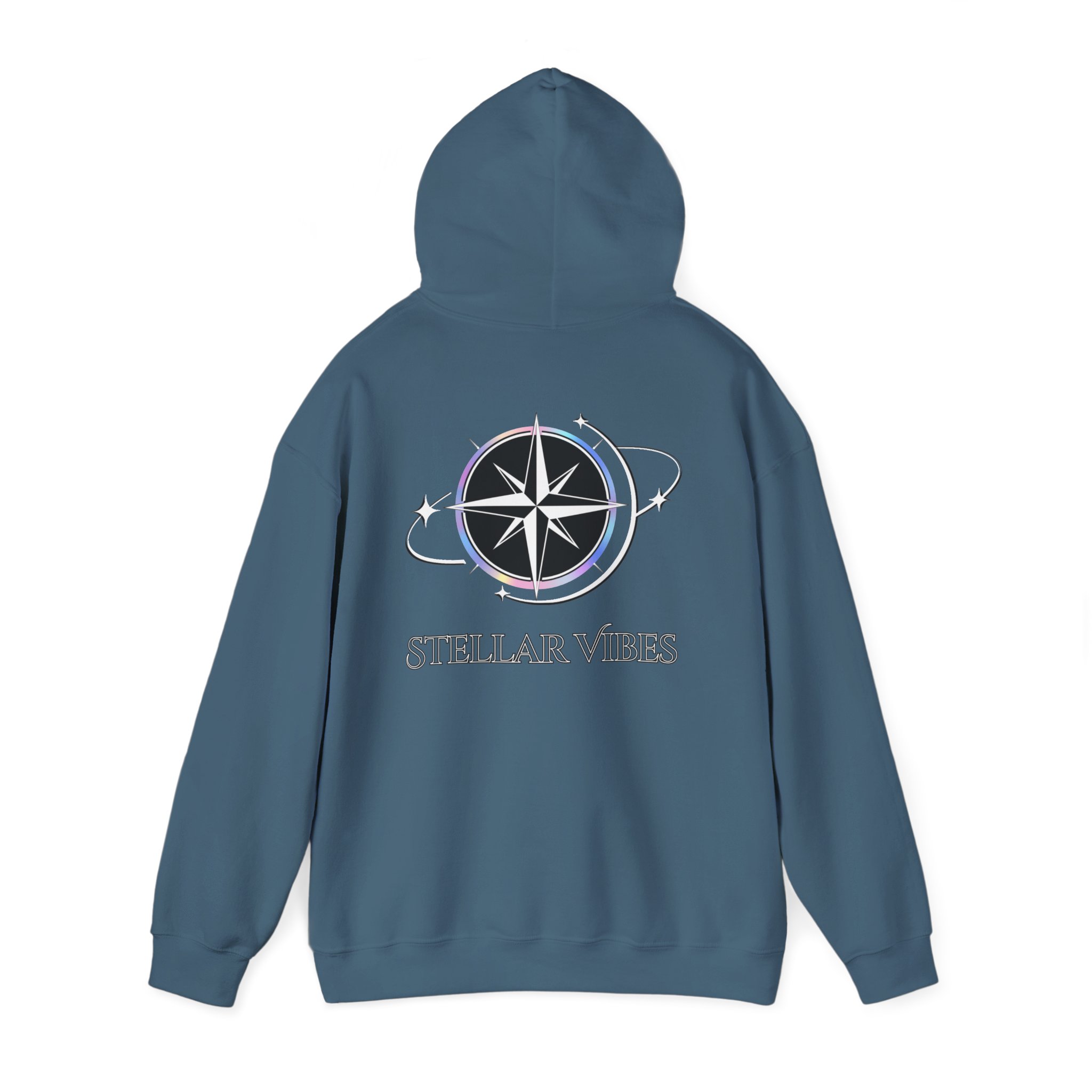 Stellar Vibes Hoodie — Cosmic Compass Graphic Hooded Sweatshirt - Image 11