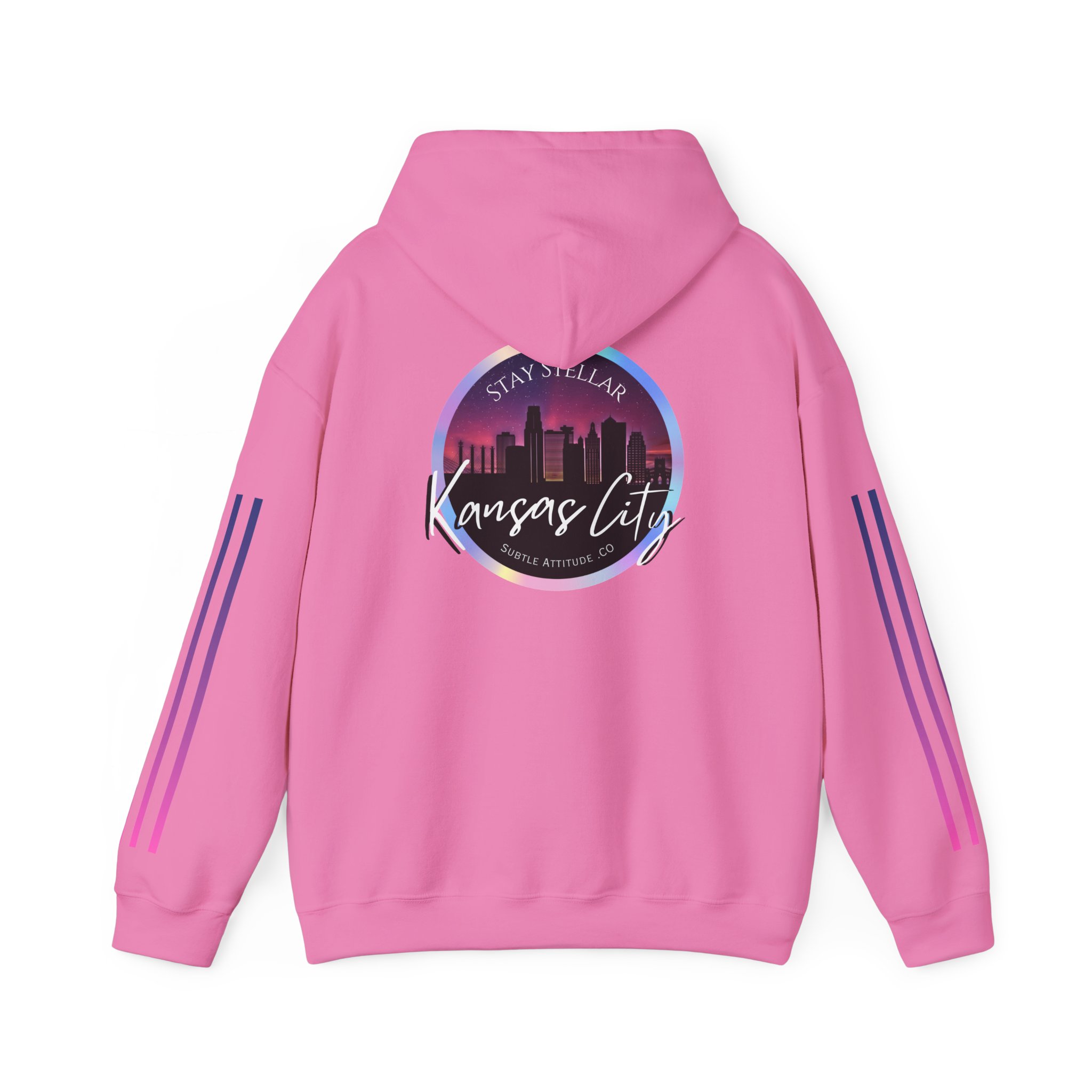 Hoodie — "Stellar Vibes" Kansas City Skyline Pullover - Image 46