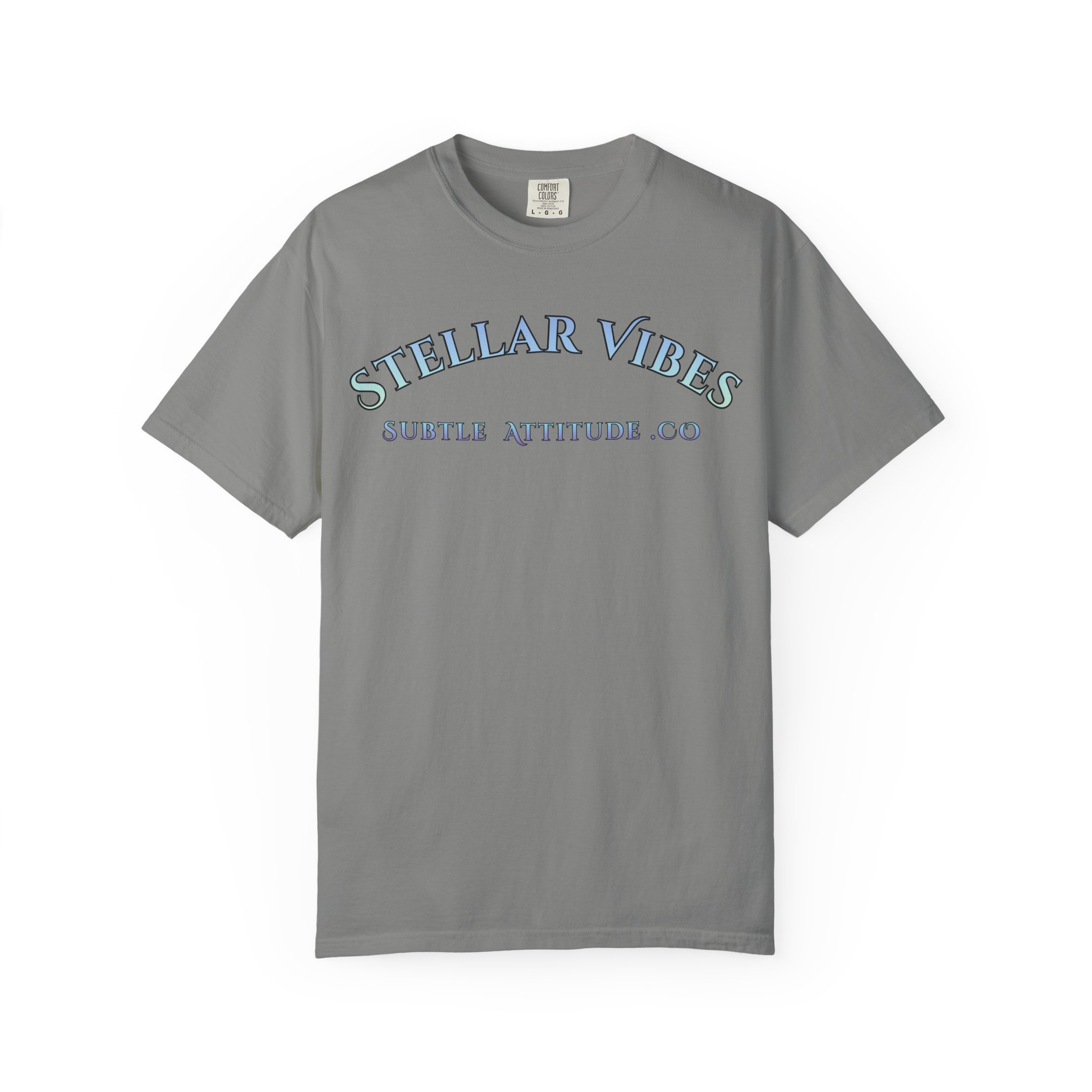 Stellar Vibes T‑Shirt — Holographic Space Logo Tee - Image 9